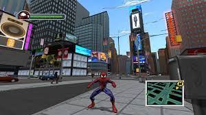 High-energy Spider-Man city adventure in virtual gaming environment.