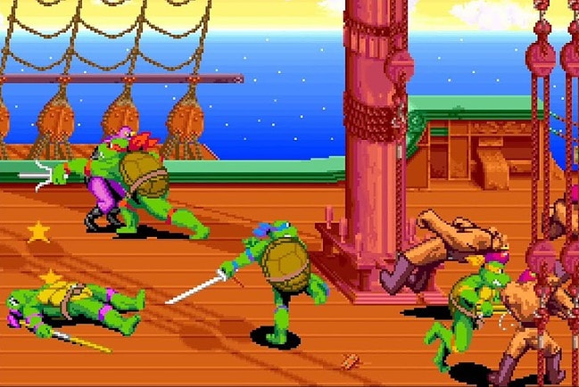 צבי הנינג'ה: צבים בזמן