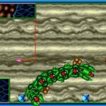 Gross Cat Worm Pixel Art Retro Game Screenshot.