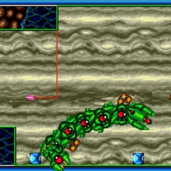 Gross Cat Worm Pixel Art Retro Game Screenshot.