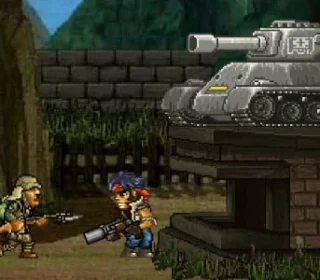Toy Soldier Tank Shooting Game with Miniature Battle Scene.