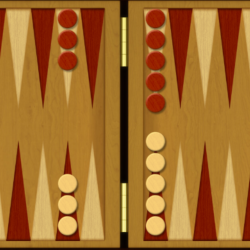 Strategic Backgammon Game for Two Players Online.