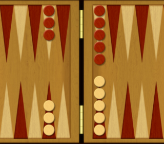Strategic Backgammon Game for Two Players Online.