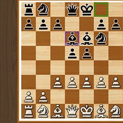 Intelligent Chess Game Showing Middle-Game Position on a Wooden Board Capable of Challenging Players.