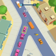1. Colorful car crash highway game with vivid streets and vehicles.