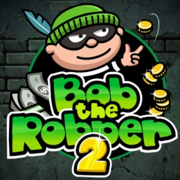 Icon from Bob the Robber 2 game showcasing the cartoon thief character and coins.