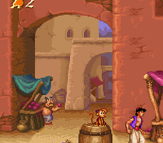 Aladdin Classic Platformer Adventure.