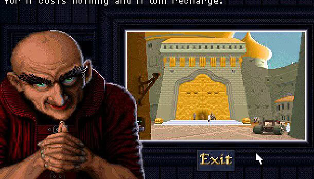 Gameplay screen of Dune II: The Building of a Dynasty (1/7)