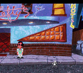 Screenshot from Leisure Suit Larry 1 In The Land Of The Lounge Lizards (VGA) game.