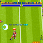 Power Meter Soccer gameplay showing players and power meters.