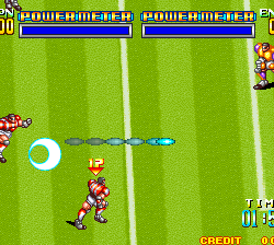 Power Meter Soccer gameplay showing players and power meters.