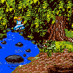 The Legend of Zelda Forest Stream.
