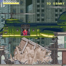 Arcade game Battle City with tanks and destruction.