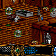 Castle of Illusion Starring Mickey Mouse - pixel art scene with Mickey navigating a castle filled wi.