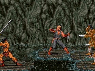 Dragon Ball Z Kakarot intense battle scene with Goku, Vegeta, and enemies in a lush forest setting.