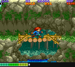 Super Mario Bros. Jungle Adventure gameplay.