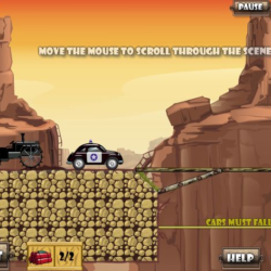 Alt: Exciting Courage the Cowardly Dog adventure game with obstacle challenges.