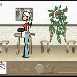 Colorful puzzle adventure game for kids featuring animated characters and educational challenges.