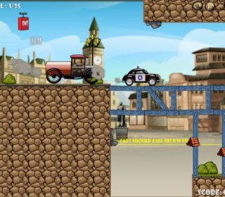 Vintage Car Puzzle Adventure - Classic Car Ghost Town Escape.