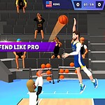 High-quality basketball game with competitive gameplay and cartoon-style graphics.