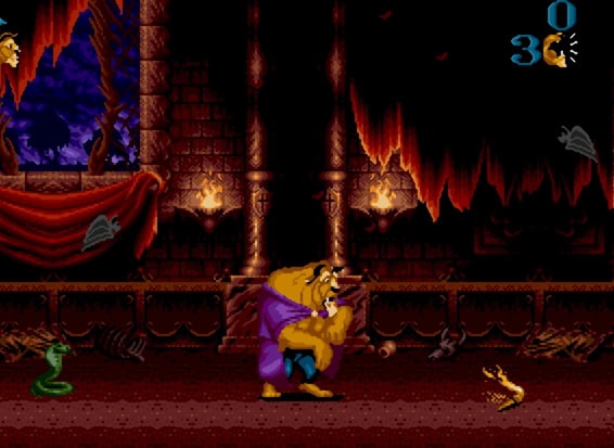 היפה והחיה שאגת החיה