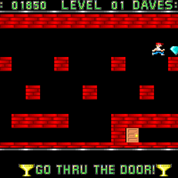 Child running and collecting diamonds in a retro arcade game.