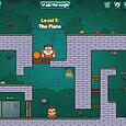 Basketball character puzzle level in online game Minigames.pro.