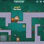 Ball bouncing on piano in mini arcade game.