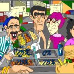 High-Payout Slot Machine with Multiple Characters and Vibrant Graphics.