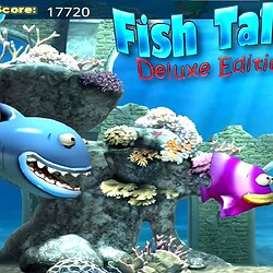 Underwater fish game with colorful characters and coral scenery.