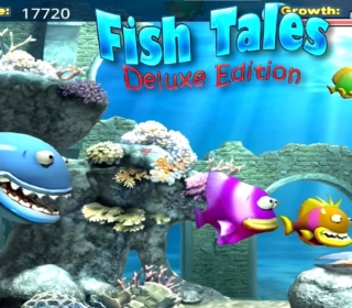 Underwater fish game with colorful characters and coral scenery.