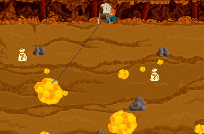 Explosive mining adventure game interactive puzzle challenge.