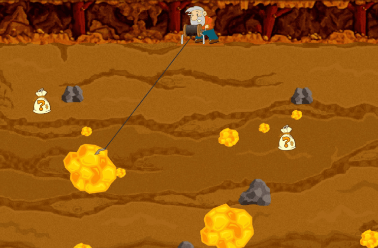 Explosive Gold Mining Adventure Puzzle Game for All Ages.