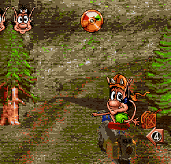 Colorful forest adventure game with animals and exploration.