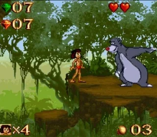 Cute jungle adventure game with a hero and a giant friendly monster.