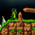 Epic Ninja Turtle Adventure in Pixel Art World.