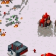 Retro pixelated real-time strategy game.
