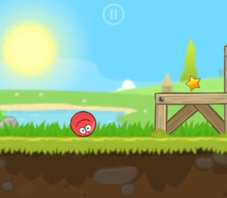 Colorful bouncing ball game with stars - fun and challenging for all ages.