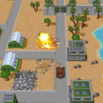 Classic tank battle game with strategic warfare and explosive combat.