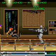 High-Action Fight Scene from Retro Ninja Game in a Classic Interior Setting.