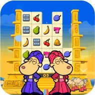Challenging match-3 puzzle game featuring colorful gems and cute characters.
