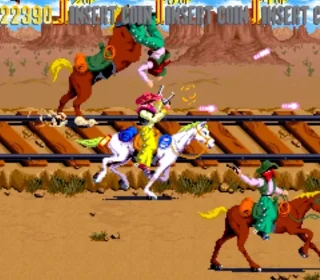 Wild West Cowboy Horse Racing Game screenshot.