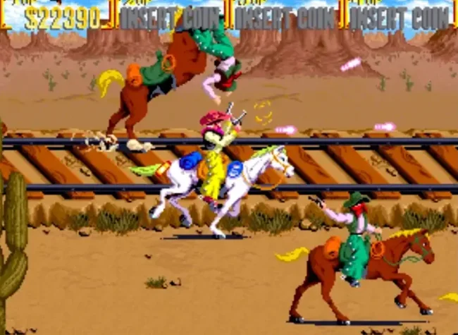 Wild West Cowboy Horse Racing Game screenshot.