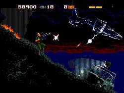 Classic 8-bit video game screenshot featuring Darkwing Duck in action against enemies.