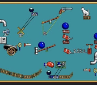 Bright billard inspired pinball game with diverse obstacles and targets, perfect for casual arcade fun.