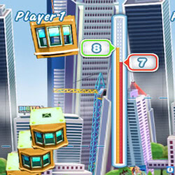 High-rise Tower Stacking Puzzle Game for Fun & Challenge.